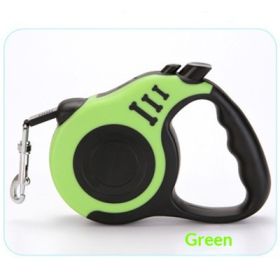 Pet Automatic Telescopic Traction Rope (Option: green-5m)