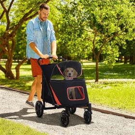 Dog Stroller /small animal cage/Pet cages ( Amazon Shipping)(Prohibited by WalMart) (default: default title)